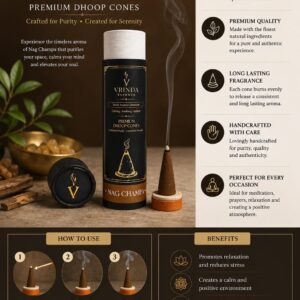 Vedic Aroma Dhoop Cones – Nagchampa